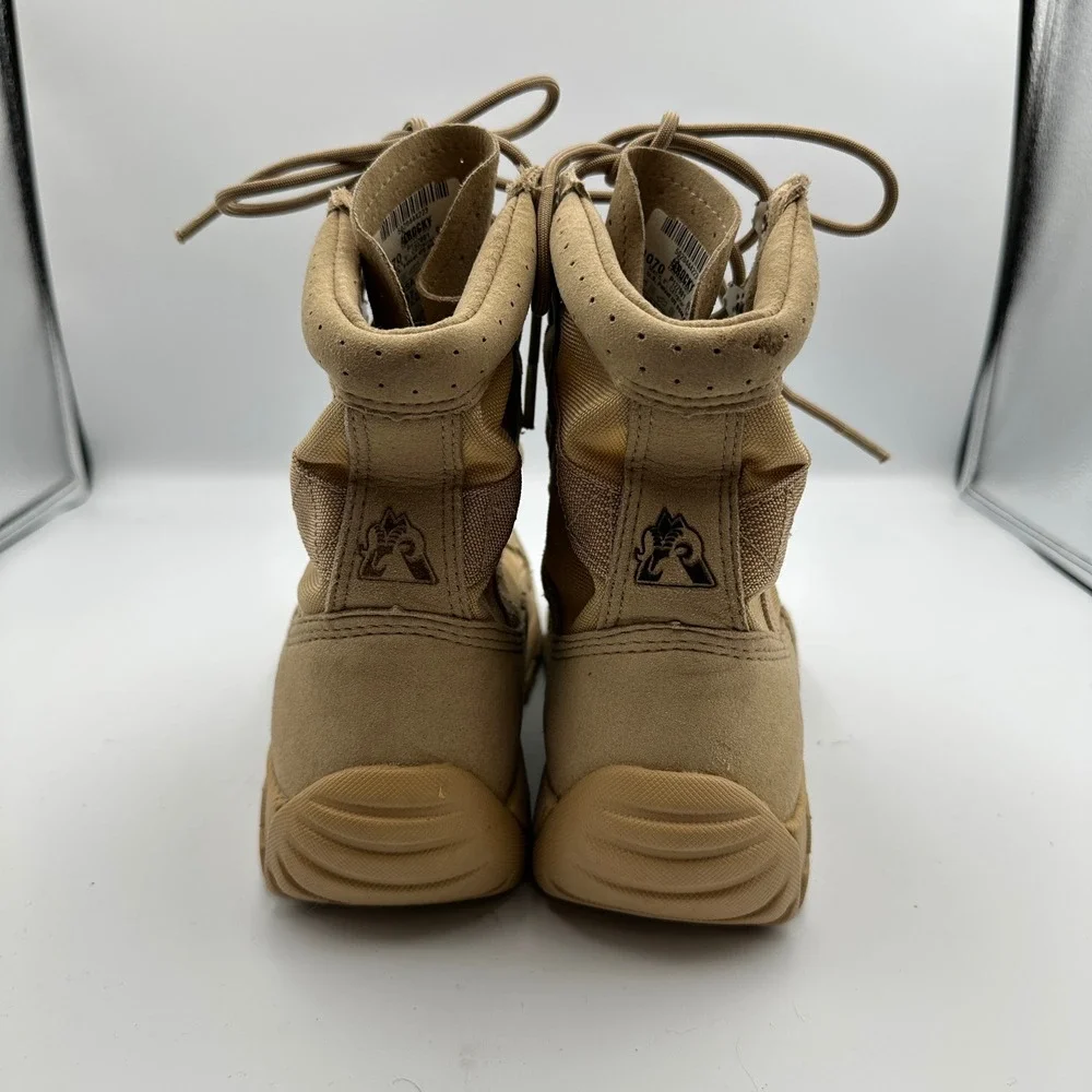 Rocky Outdoor Gear C4Trainer Tan Suede Leather Military‎ Tactical Boots Mens 5.5